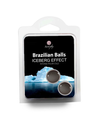 Boules de massage brésiliennes effet Iceberg x2 